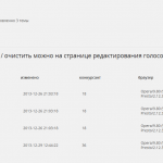 voting log
