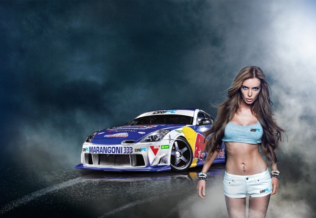 Car & girl 2