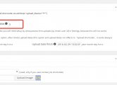 Upload limit