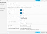 settings with Facebook Page