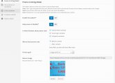 settings with Image banner