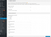 Settings & FB comments widget