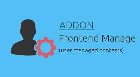frontend user managed competitions